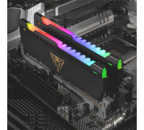 Оперативная память Patriot Viper STEEL DDR4 DIMM RGB 16GB 3200MHz KIT 2*8GB CL18 18-22-22-42 1.35V