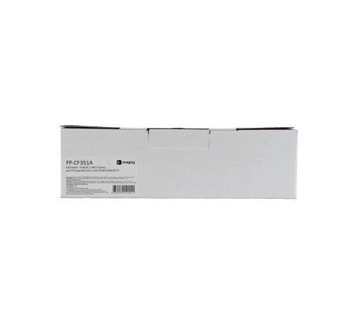 Картридж F+ imaging, голубой, 1 000 страниц, для HP моделей Color LJ M176/M176FN/M177 (аналог CF351A), FP-CF351A