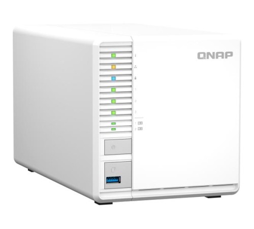 Сетевое хранилище без дисков/ SMB QNAP TS-364-4G NAS 3 HDD, 4-core Intel Celeron N5105/N5095 2.0 up to 2.9 GHz, 4 GB RAM (1x4 GB) up to 16 GB (2x8GB), 2.5 Gigabit Ethernet, 2xUSB 3.2 Gen 2 (10Gbps), 1xUSB 3.2 Gen 1, 2xM.2 PCIe Gen 3 x2 slots Сетевое хранилище без дисков/ SMB QNAP TS-364-4G NAS 3 HDD, 4-core Intel Celeron N5105/N5095 2.0 up to 2.9 GHz, 4 GB RAM (1x4 GB) up to 16 GB (2x8GB), 2.5 Gigabit Ethernet, 2xUSB 3.2 Gen 2 (10Gbps), 1xUSB 3.2 Gen 1, 2xM.2 PCIe Gen 3 x2 slots