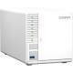 Сетевое хранилище без дисков/ SMB QNAP TS-364-4G NAS 3 HDD, 4-core Intel Celeron N5105/N5095 2.0 up to 2.9 GHz, 4 GB RAM (1x4 GB) up to 16 GB (2x8GB), 2.5 Gigabit Ethernet, 2xUSB 3.2 Gen 2 (10Gbps), 1xUSB 3.2 Gen 1, 2xM.2 PCIe Gen 3 x2 slots