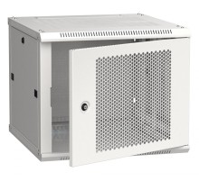 ITK Шкаф LINEA W 9U 600x600 мм дверь перфорированная, RAL7035