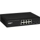 PoE коммутатор Fast Ethernet/ PoE коммутатор Gigabit Ethernet на 8 RJ45 + 2 SFP порта. Порты: 8 х GE (10/100/1000 Base-T) с поддержкой PoE (IEEE 802.3af/at), 2 x GE SFP (1000 Base-T). Соответствует стандартам PoE IEEE 802.3af/at. Автоматическое определени