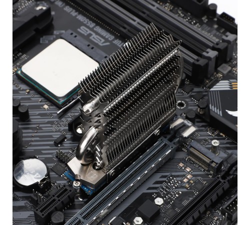 Радиатор к SSD/ SSD Cooler Thermalright M.2 HR-09 2280 PRO SSD (Radiator, Al, M.2 2280, Heat pipes:2x6mm, 86x24x74mm, Silver)