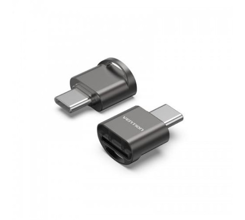 Картридер Vention OTG USB 2.0 CM / MicroSD - Серый Картридер Vention OTG USB 2.0 CM / MicroSD - Серый