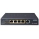 PoE расширитель/ PLANET 1-Port 60W Ultra PoE to 4-Port 802.3af/at Gigabit PoE Extender