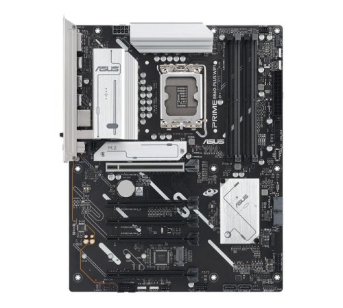 Материнская плата ASUS PRIME B860-PLUS WIFI, LGA1851, B860, 4*DDR5, 4*SATA, 2*M.2, 3*USB 3.2, 4*USB 2.0, Type-C, 5*PCIx16, DP+HDMI, ATX; 90MB1K50-M0EAY0
