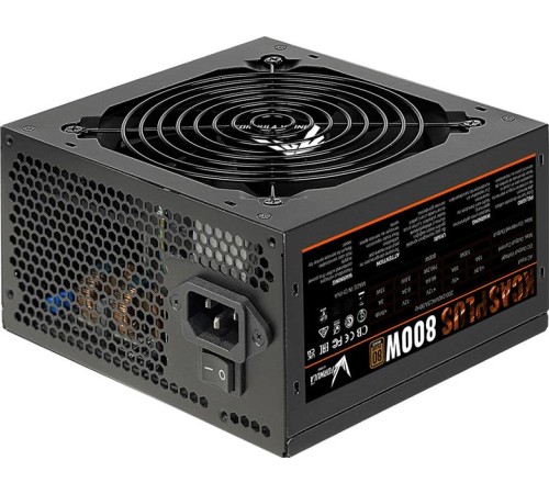 Блок питания Formula V Line KCAS PLUS 800W, 800W, APFC, 80+ Bronze, ATX12V v2.4, 12cm Fan (ex Aerocool)