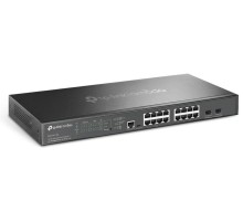 коммутатор TP-Link SG3218XP-M2, Omada 16-Port 2.5GBASE-T and 2-Port 10GE SFP+ L2+ Managed Switch with 8-Port PoE+