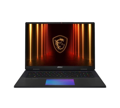 Ноутбук без сумки MSI Titan 18 HX A2XWJG-206RU Ultra9 285HX 18" 16:10 UHD+ (3840x2400)120Hz DDR5 64GB (32GB*2),4TB SSD(2TB+2TB),NV RTX 5090 (24GB GDDR7),99Whr,3,6kg,2y,Win11Home,Black