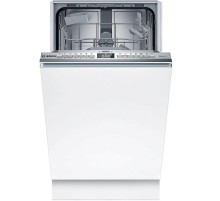 Встраиваемая посудомоечная машина Bosch Serie 4. Посудомоечная машина 45 см, полновстраиваемая. Вместимость: 9 комплектов посуды. 6 программ, EfficientDry, Intensive Zone, SpeedPerfect Plus. Система Home connect. Теплообменник. MachineCare. Гидравлическая