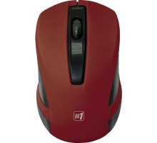 Defender #1 Беспроводная оптическая мышь MM-605 красный,3 кнопки,1200dpi