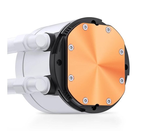 Система жидкостного охлаждения/ Water Cooling System JONSBO TH-360 White (300W, 360mm, LED temp., White, ARGB/ Fans: 3x120mm, 62.4CFM, 37.3dBA, 2400RPM/ Pump height 72mm, 30dBA, 2400RPM, Rad thickness 27mm/ S: 1851, 1700, 1200, 115X, AM5, AM4) Система жидкостного охлаждения/ Water Cooling System JONSBO TH-360 White (300W, 360mm, LED temp., White, ARGB/ Fans: 3x120mm, 62.4CFM, 37.3dBA, 2400RPM/ Pump height 72mm, 30dBA, 2400RPM, Rad thickness 27mm/ S: 1851, 1700, 1200, 115X, AM5, AM4)