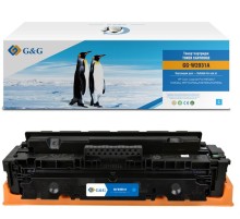 Картридж Cartridge G&G 415A для HP CLJ M454/M479 с чипом 2100 стр. голубой аналог W2031A  гарантия 36 мес.