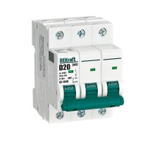 Авт. выкл. без теплозащиты 3P 20А х-ка D 6кА ВА-103M