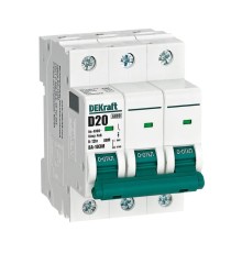 Авт. выкл. без теплозащиты 3P 20А х-ка D 6кА ВА-103M