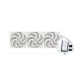 Система охлаждения/ Water Cooling System PCCooler DS360 WH (310W, 360mm, LED temp., White, ARGB Pump/ Fans: 3x120mm, 86.73CFM, 28dBA, 2200RPM/ Pump height 67mm, 28dBA, 3200RPM, Rad thickness 27mm/ S: 1851, 1700, 1200, 20XX, 115X, AM5, AM4)