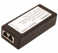 Инжектор/ OSNOVO PoE-инжектор Gigabit Ethernet на 1 порт, мощность PoE - до 30W