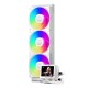 Система охлаждения/ Water Cooling System PCCooler GT360 ARGB Display WH (310W, 360mm, LED temp., White, ARGB/ Fans: 3x120mm, 99CFM, 41.5dBA, 3000RPM/ Pump 15dBA, 2600RPM, Rad thickness 27mm/ S: 1851, 1700, 1200, 115X, AM5, AM4)