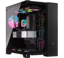 Корпус без блока питания/ Case Corsair 6500X, Midi-Tower, TG, no fan, 4xUSB-A 3.2, 1xUSB 3.2 Type-C, E-ATX, ATX, mATX, mITX Black