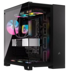 Корпус без блока питания/ Case Corsair 6500X, Midi-Tower, TG, no fan, 4xUSB-A 3.2, 1xUSB 3.2 Type-C, E-ATX, ATX, mATX, mITX Black