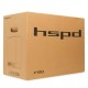 Корпус без блока питания/ Case HSPD F510, Panoramic Mid Tower, Black, TG, 0.5 SPCC, no fans ATX, mATX, mITX 180/280/160mm 1x2.5", 1x3.5", 7xPCI 1xUSB-A 3.0, 1xUSB-A 1.0 356x218x467mm