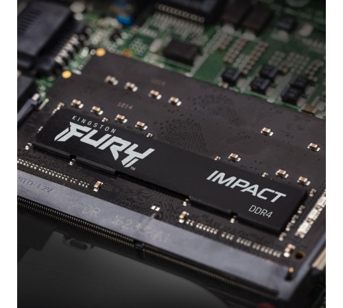 Память оперативная/ Kingston 8GB 4800MT/s DDR5 CL38 SODIMM FURY Impact PnP Память оперативная/ Kingston 8GB 4800MT/s DDR5 CL38 SODIMM FURY Impact PnP