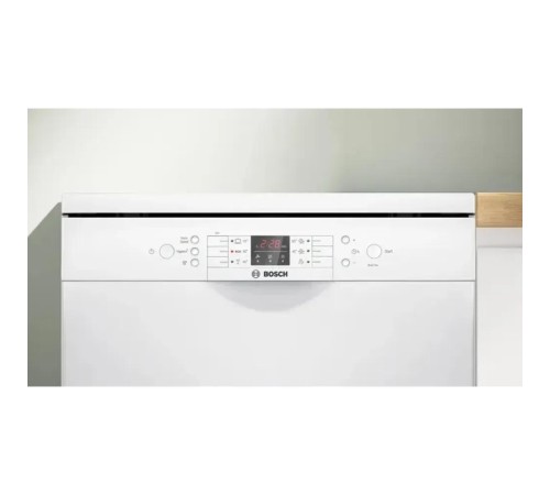 Посудомоечная машина BOSCH Serie 2, Отдельностоящая посудомоечная машина 60см., Silence; 12 комплектов цвет:белый; Класс энергопотребления A++; уровень шума 48  дБ; 6 программ, половинная загрузка , дисплей, таймер
