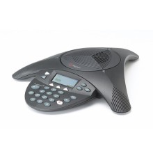 Терминал аудиоконференцсвязи/ SoundStation2 (analog) conference phone without display. Non-expandable. Includes 220V-240V AC power/telco module, power cord with CEE7/7 plug, 6.4m console cable, 2.8m telco cable