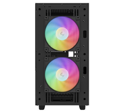 корпус Deepcool CH360 без БП, боковое окно (закаленное стекло), 2x140мм ARGB LED вентилятор спереди и 1x120мм ARGB LED вентилятор сзади, черный, mATX (R-CH360-BKAPE3-G-1)