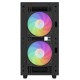 корпус Deepcool CH360 без БП, боковое окно (закаленное стекло), 2x140мм ARGB LED вентилятор спереди и 1x120мм ARGB LED вентилятор сзади, черный, mATX (R-CH360-BKAPE3-G-1)
