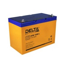 Батарея DELTA серия DTM L, DTM 1290 L, напряжение 12В, емкость 90Ач (разряд 10 часов),  макс. ток разряда (5 сек.) 900А, макс. ток заряда 27А, свинцово-кислотная типа AGM, клеммы под болт М6, ДxШxВ 306х169х211мм., вес 27кг., срок службы 10-12 лет./ Batter