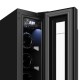 Винный шкаф/ Винный шкаф MAUNFELD MBWC-20S7, ВхШхГ 870х150х568 мм, 7 бутылок, от 5 ° C до 20 ° C, отдельностоящий/встраиваемый, полезный объем 20 л, электронный термостат, индикация температуры, диапазон влажности 50-80%, вентилятор для распределения темп