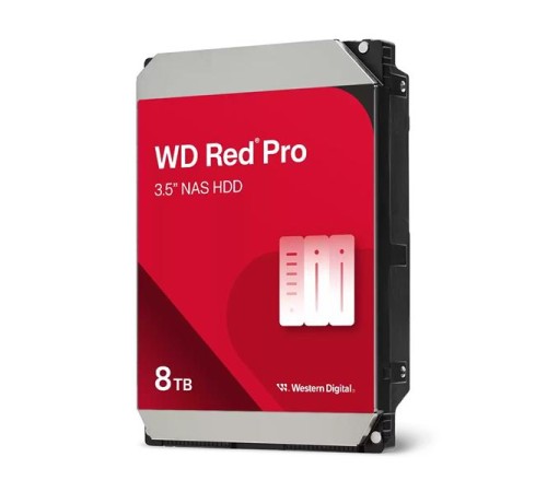 Жесткий диск Western Digital Red Pro NAS HDD 3.5" SATA 8Tb, 7200rpm, 256MB buffer, WD8005FFBX, 1 year
