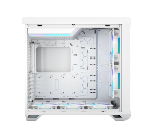 Корпус ПК без блока питания/ Case Fractal Design Torrent RGB TG Clear Tint, Full-Tower, 2x180mm + 3x140mm RGB, 2xUSB-A 3.2 + 1xUSB 3.2 Type-C E-ATX, SSI-CEB, SSI-EEB, ATX, mATX, mITX White