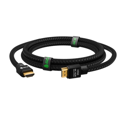 GCR Кабель 3.0m HDMI версия 2.0, HDR 4:2:2, Ultra HD, 4K 60 fps 60Hz/5K*30Hz, 3D, AUDIO, 18.0 Гбит/с, 28/28 AWG, OD7.8mm, тройной экран, черный нейлон, AL корпус черный, GCR-52190 GCR Кабель 3.0m HDMI версия 2.0, HDR 4:2:2, Ultra HD, 4K 60 fps 60Hz/5K*30Hz, 3D, AUDIO, 18.0 Гбит/с, 28/28 AWG, OD7.8mm, тройной экран, черный нейлон, AL корпус черный, GCR-52190