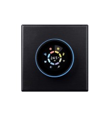 Термостат для электрических теплых полов Moes Wi-Fi Smart Knob Thermostat черный модели WHT-7000