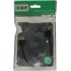 Greenconnect Кабель SLIM 0.2m HDMI 2.0, черный Slim, OD3.8mm, HDR 4:2:2, Ultra HD, 4K 60 fps 60Hz, 3D, AUDIO, 18.0 Гбит/с , 32/32 AWG, GCR-51593