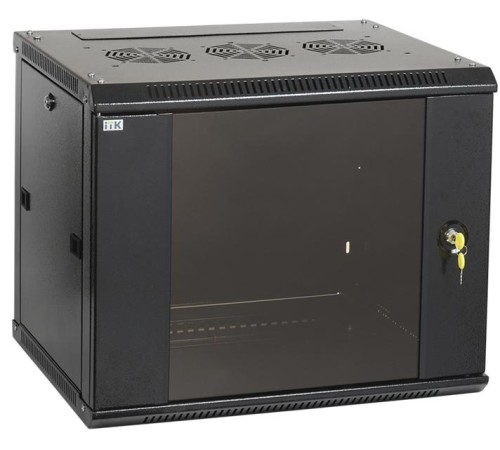 ITK Шкаф LINEA W 6U 600x600 мм дверь стекло, RAL9005 ITK Шкаф LINEA W 6U 600x600 мм дверь стекло, RAL9005