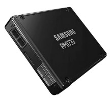 Твердотельный накопитель/ Samsung SSD PM1733, 7680GB, U.2(2.5" 15mm), NVMe, PCIe 4.0 x4/dual port x2, V-NAND, R/W 7000/3800MB/s, IOPs 1 450 000/135 000, TBW 14016, DWPD 1 (12 мес.)