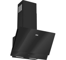Вытяжка Franke/ Best, Вытяжка наклонная TEMPER 60 BK, 60 см, 1000 м3/ч, сенсорное управление, LED освещение, 62 дБ, Угольный фильтр Ф-09 (опция), цвет черный
