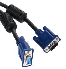 Кабель/ Кабель удлинительный Монитор-SVGA card (15M-15F) 3m, 2 фильтра VCOM <VVG6460-3M>