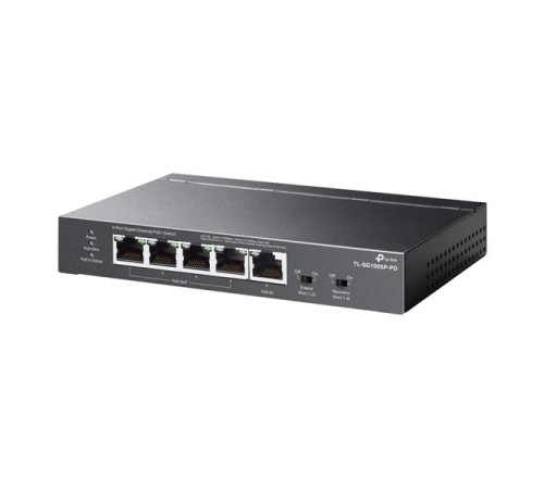 коммутатор TP-Link TL-SG1005P-PD, 5-Port Gigabit Desktop Switch with 1-Port PoE++ In and 4-Port PoE+ Out