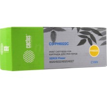 -/ Картридж лазерный Cactus CS-PH6022C 106R02760 голубой (1000стр.) для Xerox Phaser 6020/6022/WC6025/6
