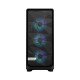 Корпус ПК без блока питания/ Case Fractal Design Meshify 2 Compact RGB TG Light Tint, Midi-Tower, 4x120mm RGB, 2xUSB-A 3.2 + 1xUSB 3.2 Type-C ATX, mATX, mITX Black