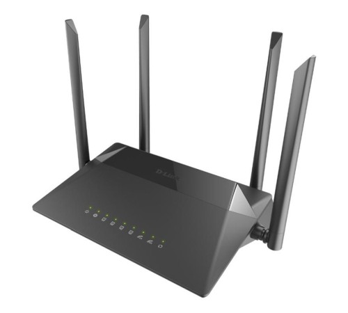 Маршрутизатор/ DIR-842/RU/R AC1200 Wi-Fi Router, 1000Base-T WAN, 4x1000Base-T LAN, 4x5dBi external antennas