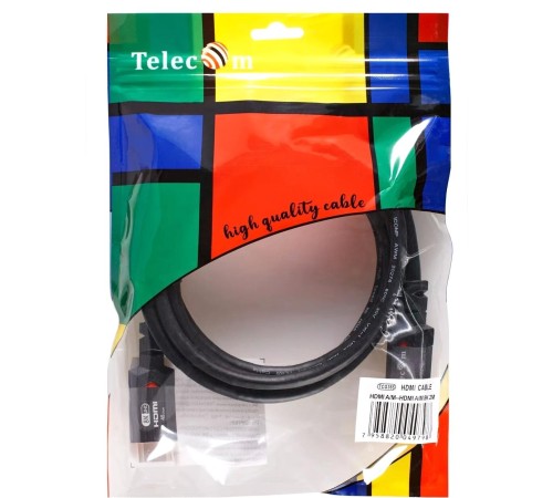 Кабель/ Кабель HDMI 19M/M,ver. 2.1, 8K@60 Hz 2m метал разъемы, Telecom <TCG365-2M>