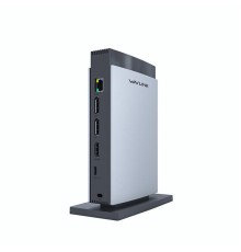 Док-станция Docking Station WAVLINK USB-C PD3.1 Triple Display/140W PowerDelivery/2xUSB3.0/1xUSB C/2xDP 1.4/1xHDMI 2.1/1xGigabit LAN/1xAudio In/Out/1xSD/Micro SD CardReader/no AC-Adapter included