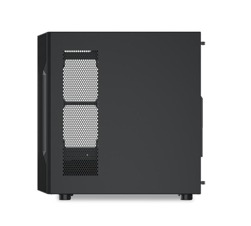 Корпус ПК без блока питания/ Case SAMA S40E Black, Midi-Tower, TG, no fans, 2xUSB 3.0 + 1xUSB 3.1 Type-C, ATX, mATX, mITX Black