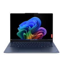 Ноутбук/ Lenovo Yoga Slim 7 14Q8X9 14.5"(2944x1840 OLED)/Touch/Qualcomm Snapdragon X Elite X1E-78-100(Ghz)/32768Mb/1024PCISSDGb/noDVD/Int:Adreno X1-85/Cam/BT/WiFi/70WHr/war 1y/1.28kg/cosmic blue/Win11Home + 65W, RU kbd