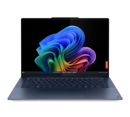 Ноутбук/ Lenovo Yoga Slim 7 14Q8X9 14.5"(2944x1840 OLED)/Touch/Qualcomm Snapdragon X Elite X1E-78-100(Ghz)/32768Mb/1024PCISSDGb/noDVD/Int:Adreno X1-85/Cam/BT/WiFi/70WHr/war 1y/1.28kg/cosmic blue/Win11Home + 65W, RU kbd Ноутбук/ Lenovo Yoga Slim 7 14Q8X9 14.5"(2944x1840 OLED)/Touch/Qualcomm Snapdragon X Elite X1E-78-100(Ghz)/32768Mb/1024PCISSDGb/noDVD/Int:Adreno X1-85/Cam/BT/WiFi/70WHr/war 1y/1.28kg/cosmic blue/Win11Home + 65W, RU kbd